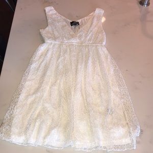 White lace dress